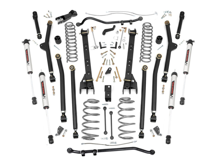 Rough Country 6 Inch Lift Kit - Long Arm - V2 | Jeep Wrangler TJ 4WD (1997-2006)