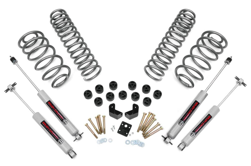 Rough Country 3.75 Inch Lift Kit - Combo - 4 Cyl - N3 | Jeep Wrangler TJ (97-06)/Wrangler Unlimited (04-06)