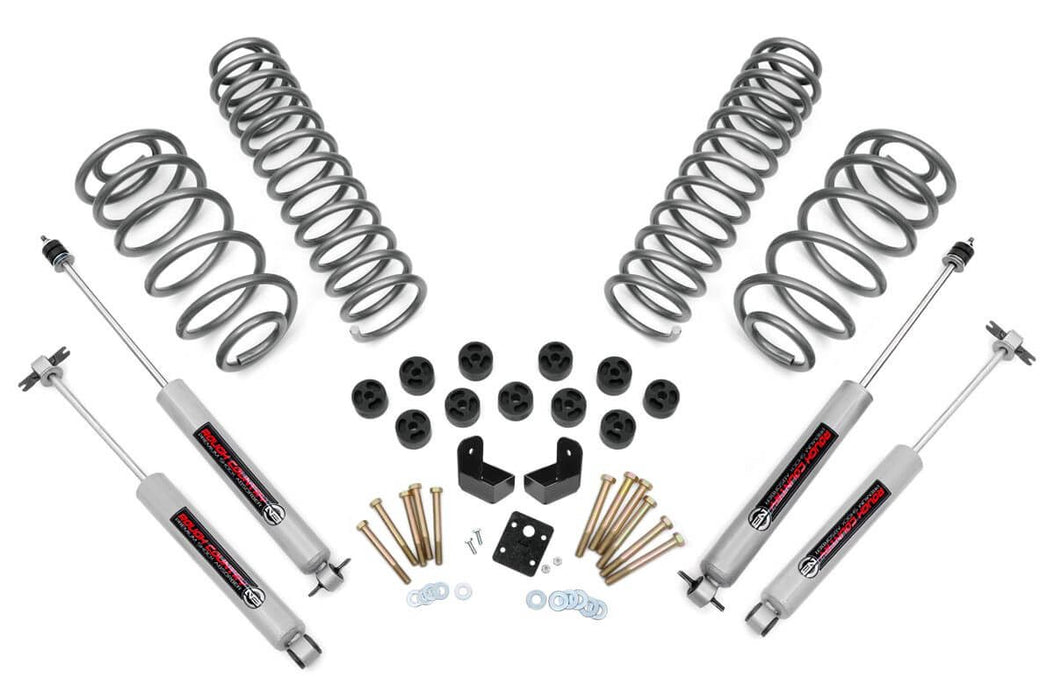 Rough Country 3.75 Inch Lift Kit - Combo - 6 Cyl - N3 | Jeep Wrangler TJ (97-06)/Wrangler Unlimited (04-06)