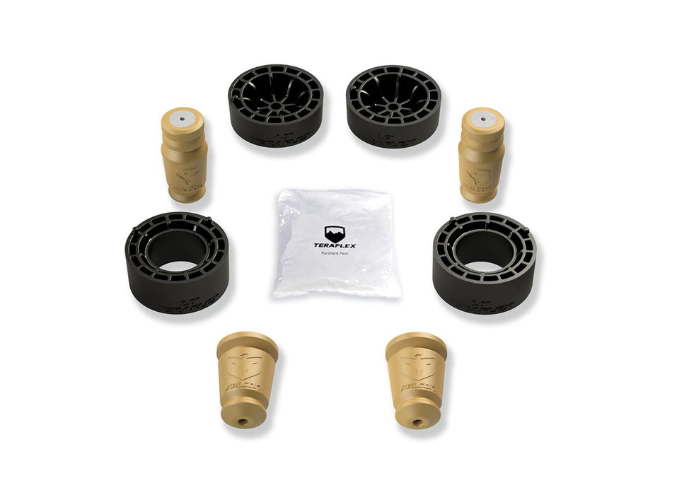 JL 2dr Rubicon: 2.5" Performance Spacer Lift Kit & Shock Extensions