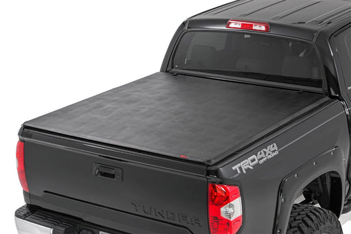 Rough Country Soft Tri-Fold Bed Cover, 6'7" Bed, Toyota Tundra 2WD/4WD (2007-2025)