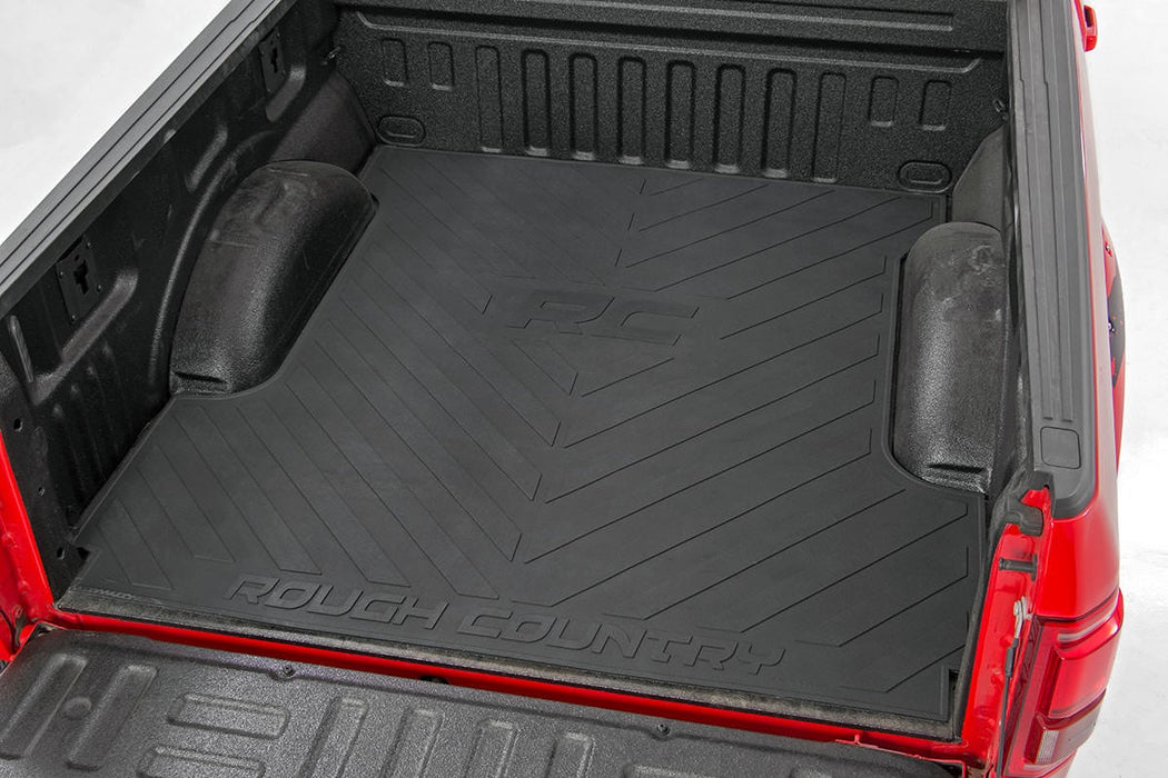 Rough Country Bed Mat - 6'10" Bed - RC Logo | Ford F-250/F-350 Super Duty 2WD/4WD (17-25)