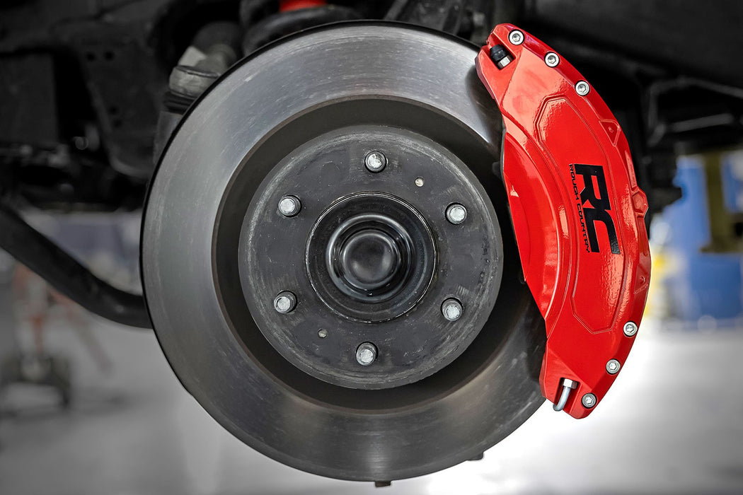 Caliper Covers - Front and Rear - Red - Toyota Tundra 2WD/4WD (2022-2024)