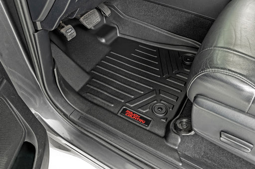 Rough Country Floor Mats, FR & RR, CrewMax, Toyota Tundra 2WD/4WD (2014-2021), view 2