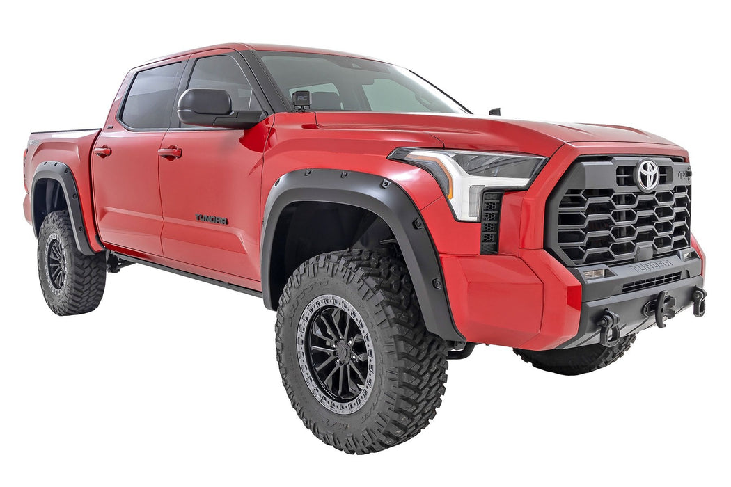 Rough Country Pocket Fender Flares, 1K6 Ice Edge, Toyota Tundra 2WD/4WD (2022-2026), view 3