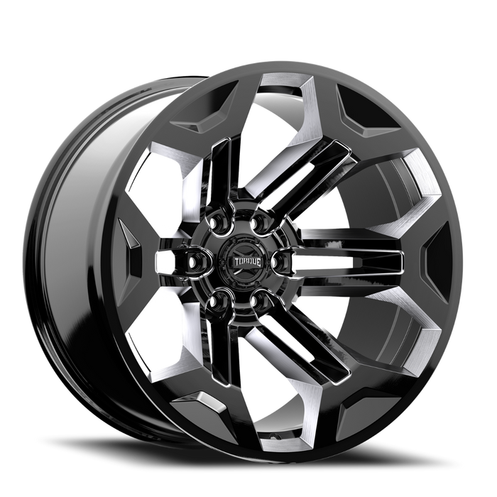 Rough Country Torque Pulse/Gloss Black/20x9/6x5.5/-12mm