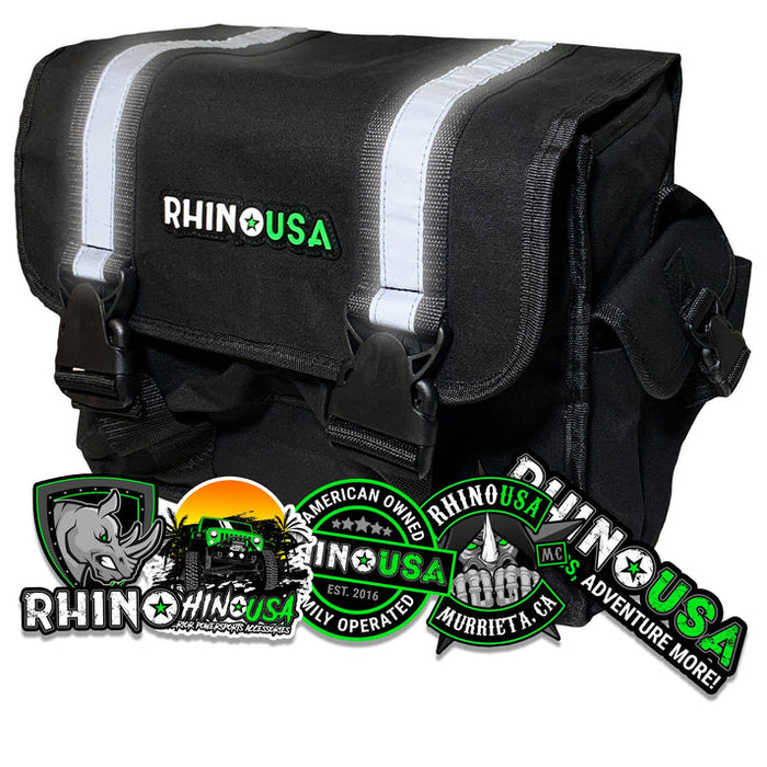 RHINO USA ULTIMATE RECOVERY GEAR STORAGE BAG (BLACK)