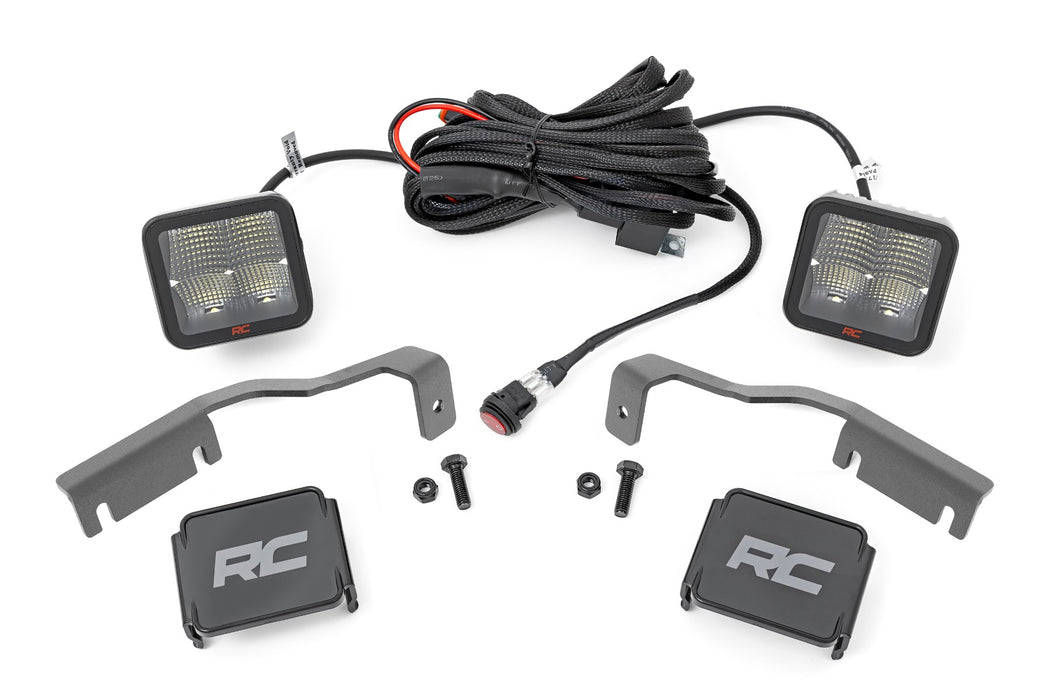 LED Light Kit - Ditch Mount - 2 inch Spectrum Pair - Spot - Nissan Frontier (22-24)