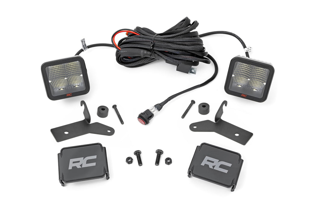LED Light Kit - Hinge Mount - 2 inch Spectrum Pair - Jeep Gladiator JT/Wrangler JL (18-24)