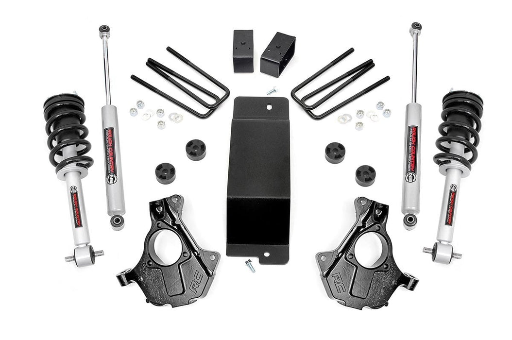 Rough Country 3.5 Inch Lift Kit - Cast Steel LCA- N3 Strut | Chevy/GMC 1500 (07-13)