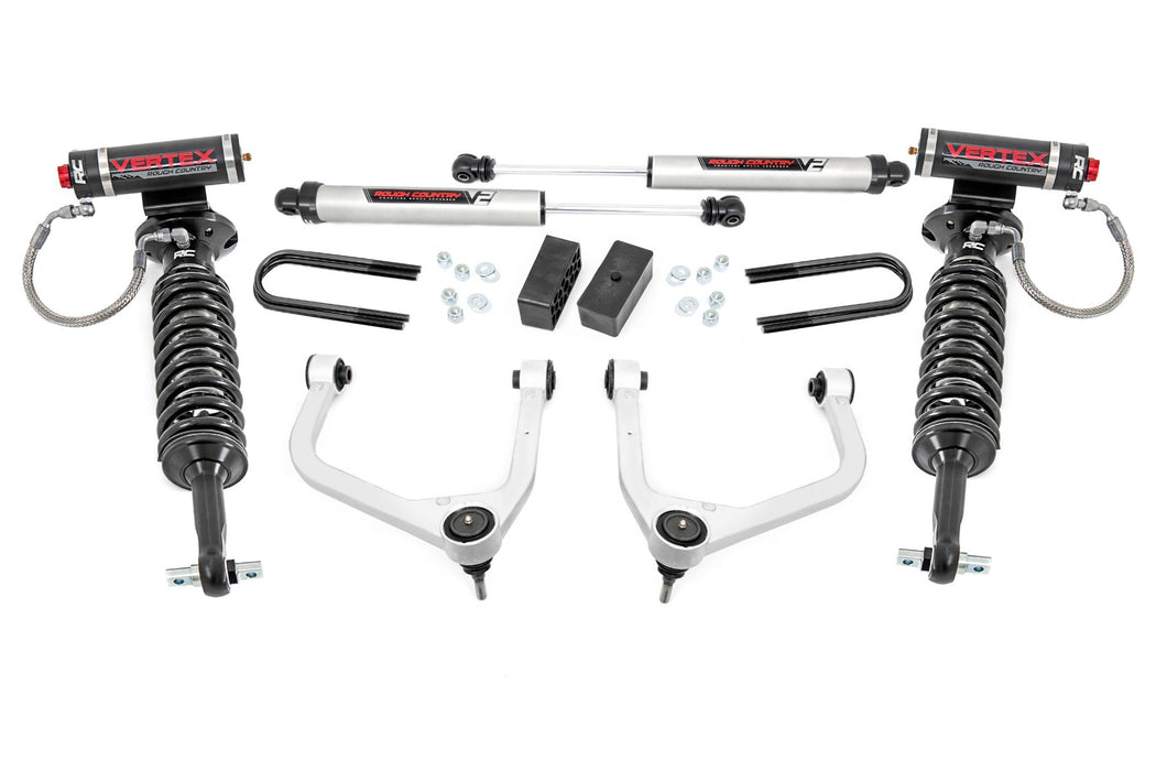 Rough Country 3.5 Inch Lift Kit, Vertex/V2, GMC Sierra 1500 2WD/4WD (2025)