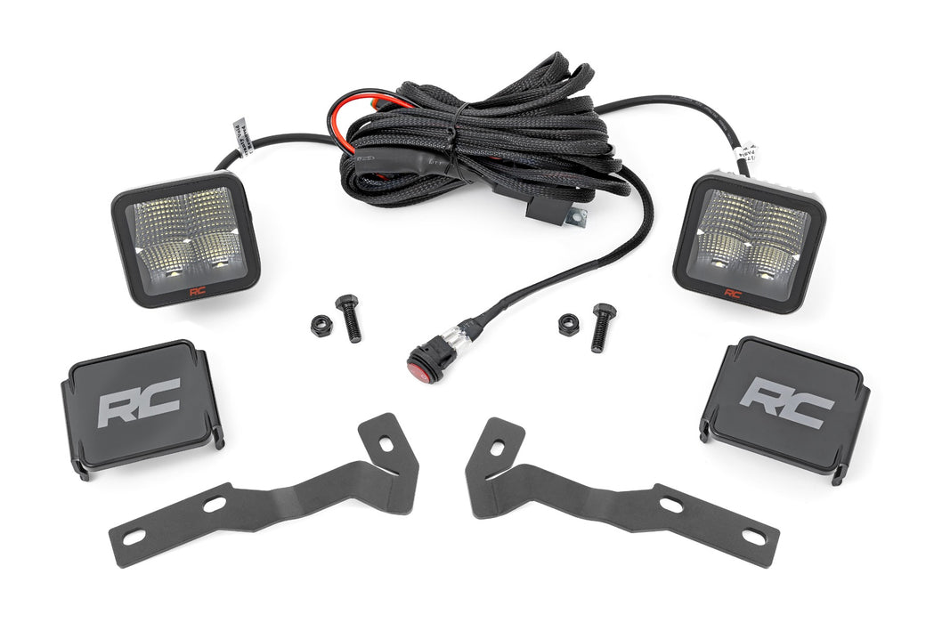 LED Light Kit - Ditch Mount - 2 inch Spectrum Pair - Spot - Toyota Tacoma (16-23)