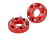 Rough Country 1.5 Inch Wheel Spacers, 6x5.5, Red, Chevy/GMC 1500 Truck & SUV