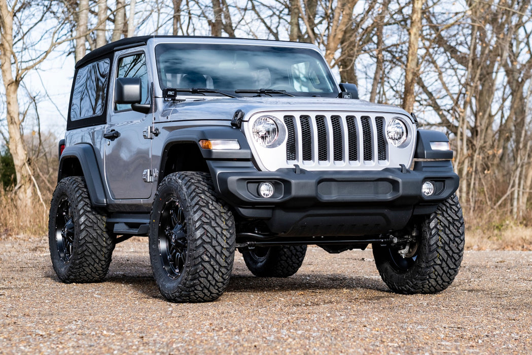 Rough Country 3.5 Inch Lift Kit, Adj Lower, FR D/S, M1R, Jeep Wrangler JL 4WD (2024-2025), view 3