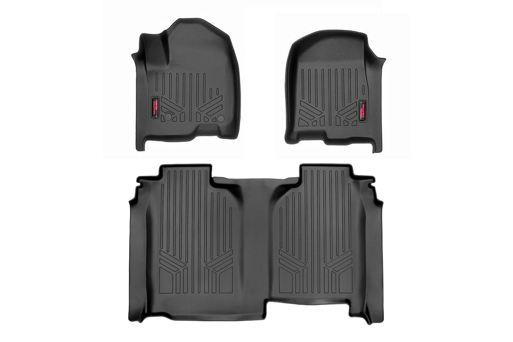 Floor Mats - F/R - FR Bucket - w/o Underseat Storage - Crew - Chevy/GMC 1500/2500HD/3500HD (19-24)