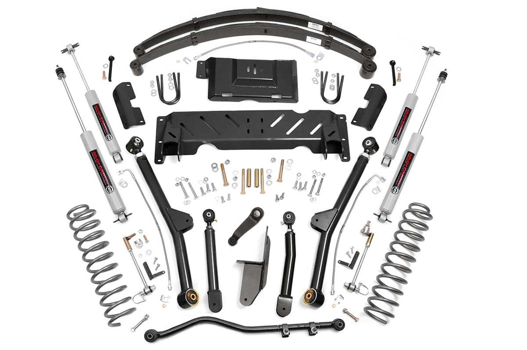 Rough Country 4.5 Inch Lift Kit - Long Arm - RR Leaf's | Jeep Cherokee XJ 4WD (1984-2001)