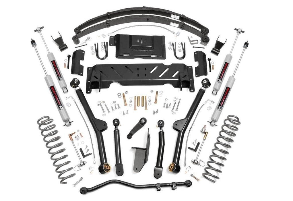 Rough Country 6.5 Inch Lift Kit - Long Arm - NP231 | Jeep Cherokee XJ 4WD (1984-2001)