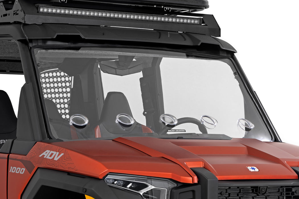 Rough Country Vented Full Windshield - Scratch Resistant | Polaris XPEDITION XP 5