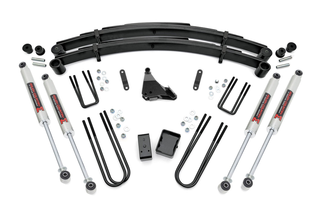 Rough Country 6 Inch Lift Kit, Rear Blocks, M1, Ford F-250/F-350 Super Duty 4WD (1999-2004)