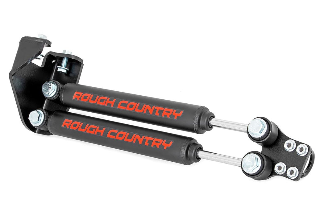 Rough Country Dual Steering Stabilizer - 4-6.5 Inch Lift | Jeep Wrangler YJ 4WD (1987-1995)