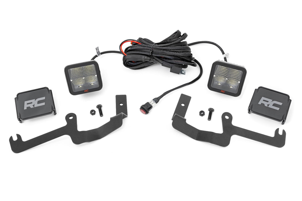 LED Light Kit - Ditch Mount - 2 inch Spectrum Pair - Spot - Chevy Silverado 1500 (19-24)