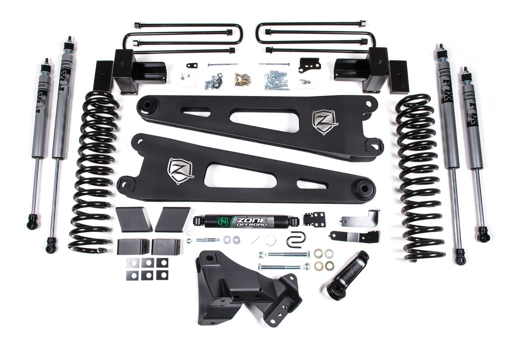 4 Inch Lift Kit w/ Radius Arm, Ford F250/F350 Super Duty (17-19) 4WD, Gas