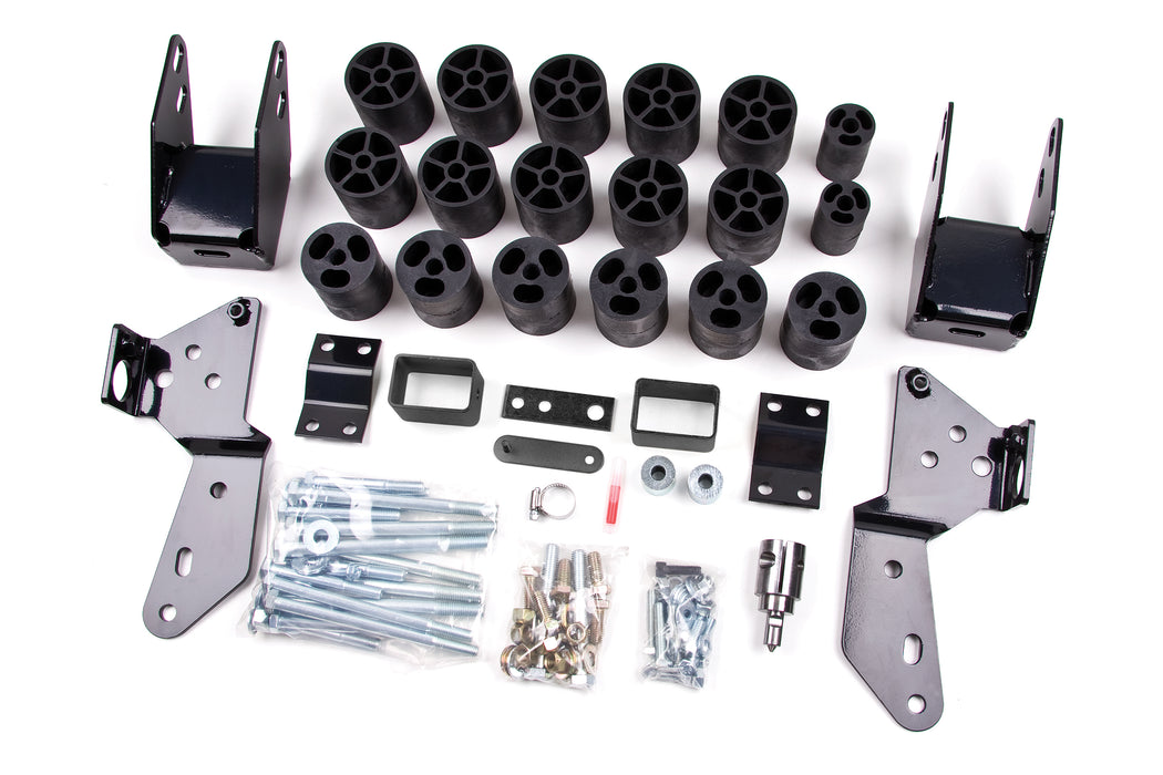 3 Inch Body Lift Kit, Chevy Silverado or GMC Sierra (07-13)