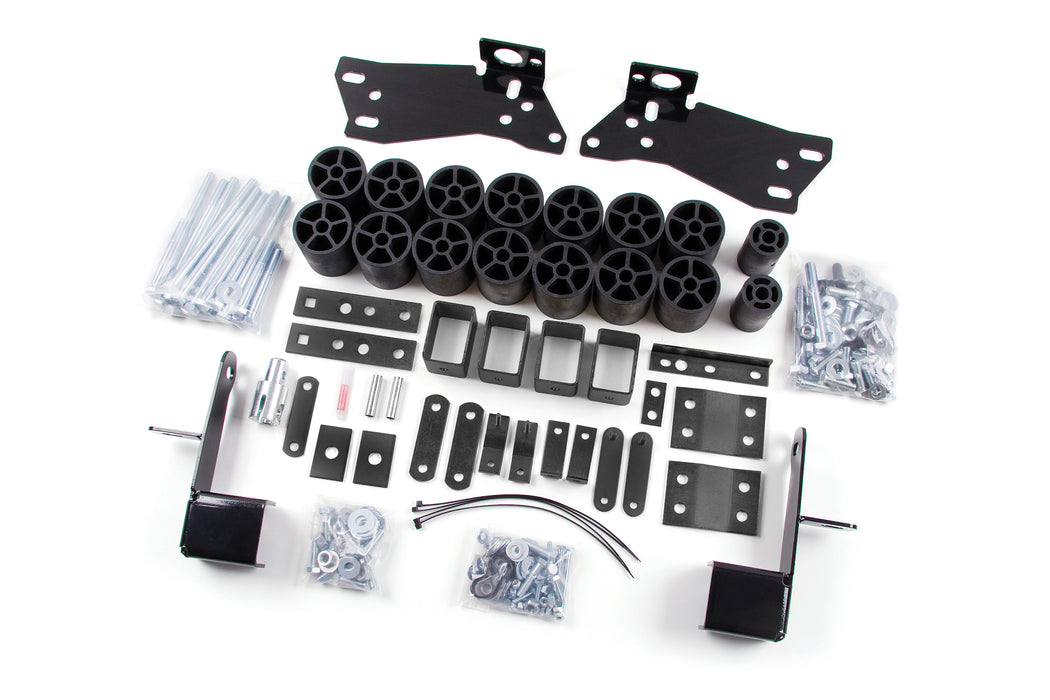 3 Inch Body Lift, Chevy Silverado or GMC Sierra 1500 (01-02)