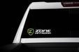 Zone Vinyl Logo Decal - Green + White, view 2