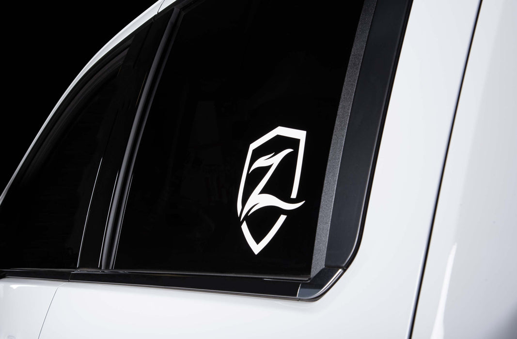 Zone Vinyl Logo Decal - White, view 2