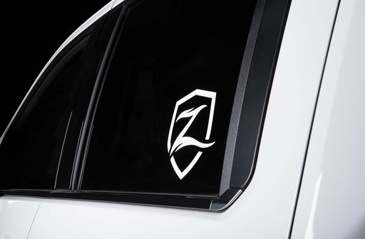 Zone Vinyl Logo Decal - White, view 2
