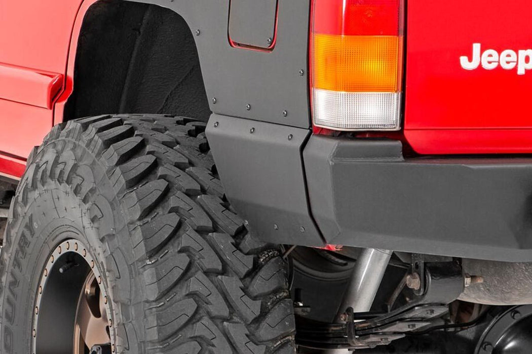 Rough Country Quarter Panel Armor - Rear | Jeep Cherokee XJ 2WD/4WD (1997-2001)