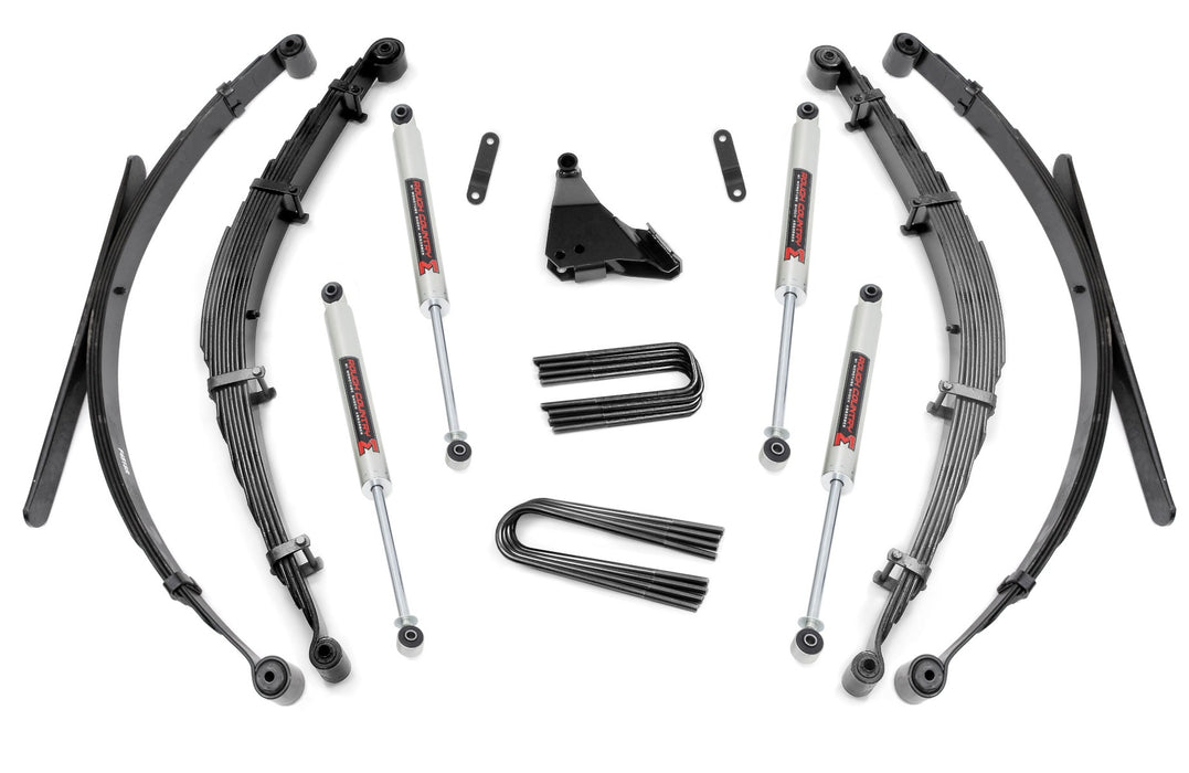 Rough Country 4 Inch Lift Kit, Rear Springs, M1, Ford F-250/F-350 Super Duty 4WD (1999-2004)