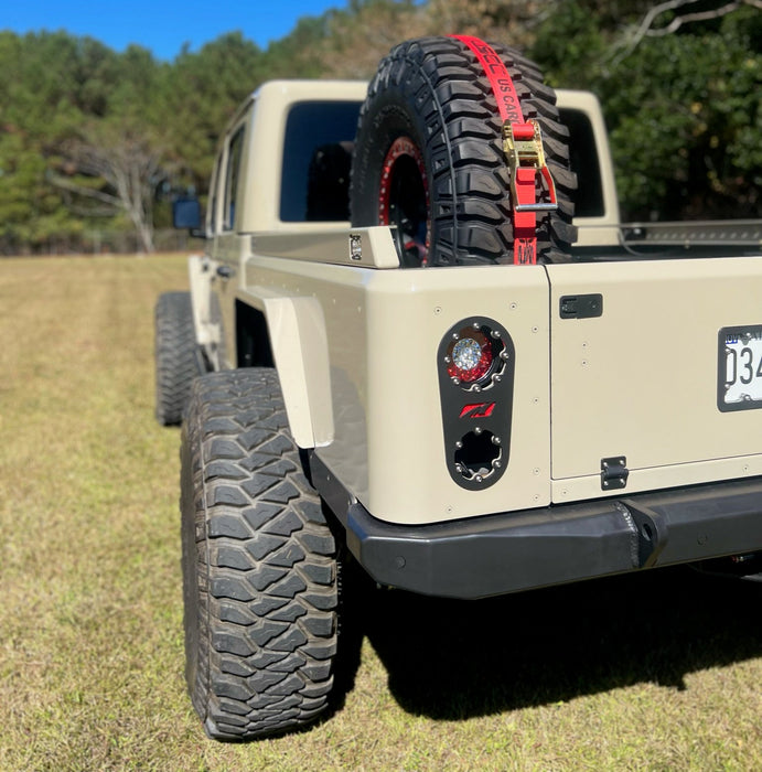 Universal Bed Mounted Tire Carrier - Motobilt