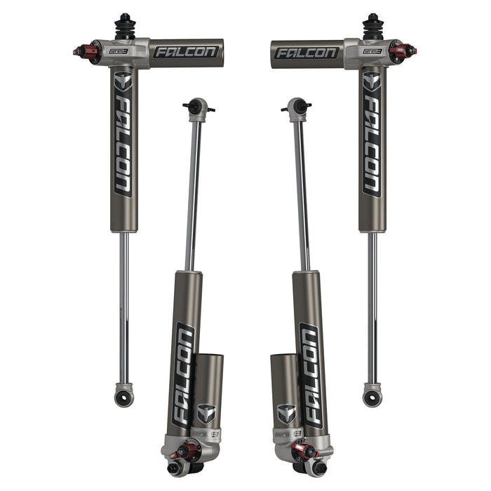 JK 2dr: Falcon Series 3.3 Fast Adjust Piggyback Shocks (1.5-2.5in Lift)