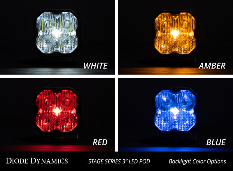 Diode Dynamics SS3 LED Pod Sport - White Spot Standard (Pair)