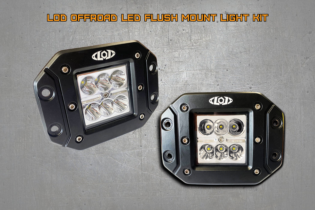 LoD Offroad LED Flush Mount Light Kit