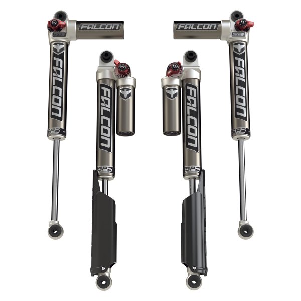 JT EcoDiesel: Falcon SP2 3.3 Fast Adjust Piggyback Shock Kit (2-3 Lift)