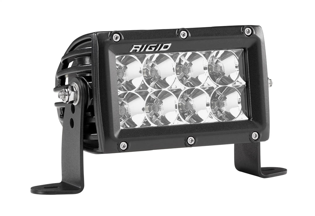 RIGID E-Series PRO LED Light, Flood Optic, 4 Inch, Black Housing