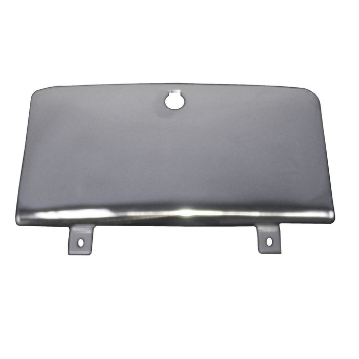 Glove Box Door, Stainless Steel; 76-86 Jeep CJ Models