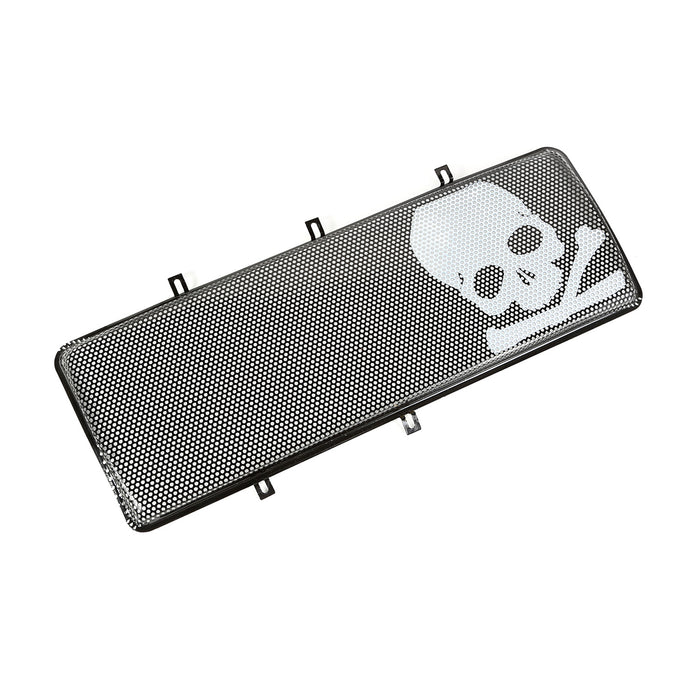 Rugged Ridge 12034.23 Spartan Grille Insert, Skull; 07-18 Jeep Wrangler JK