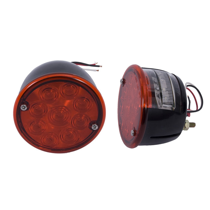 LED Tail Light Set; 46-75 Willys/Jeep CJ Models