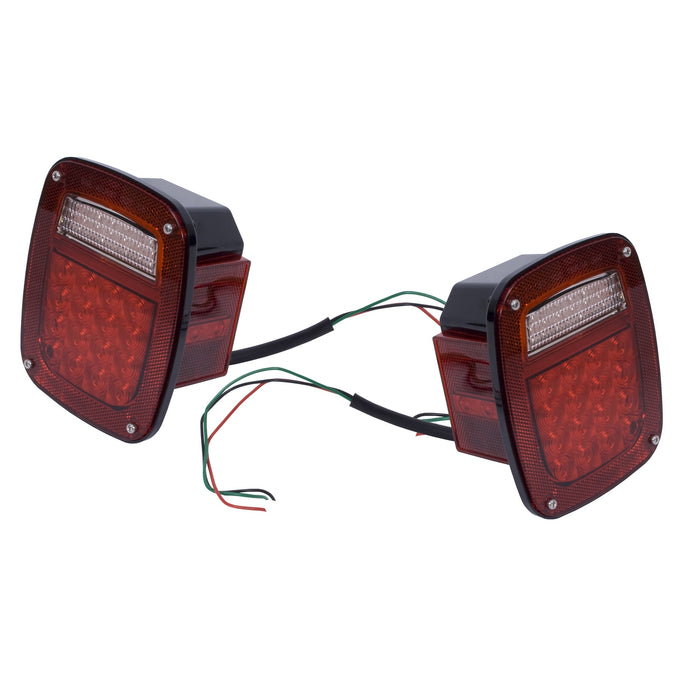 LED Tail Light Set; 76-06 Jeep CJ/Wrangler