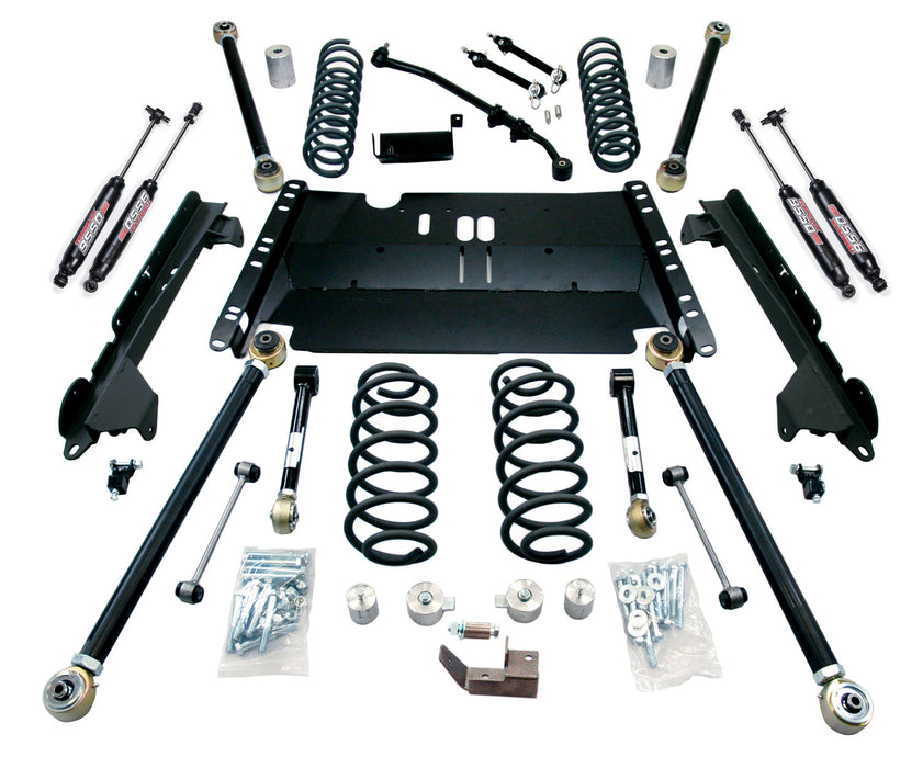 TJ Unlimited 3 Inch Enduro LCG Lift Kit W/9550 Shocks 04-06 Wrangler TJ Unlimited TeraFlex