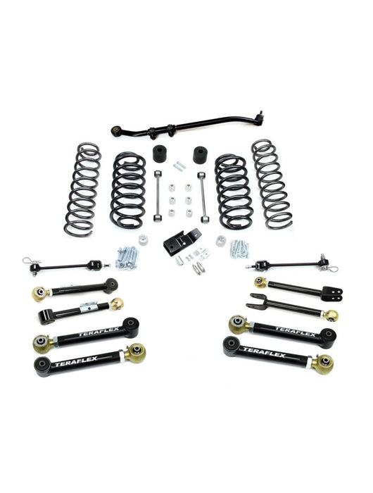 TJ 4 Inch Lift Kit W/8 FlexArms And Trackbar 97-06 Wrangler TJ TeraFlex