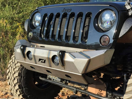 Hammer Series Front Bumper W/Fog Mount for Jeep JK / JKU - Motobilt