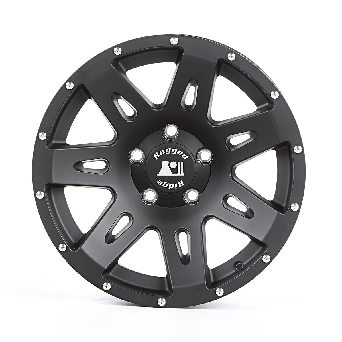 Rugged Ridge 15301.60 XHD Wheel, 17x8.5, Black Satin; 07-18 JK/JKU