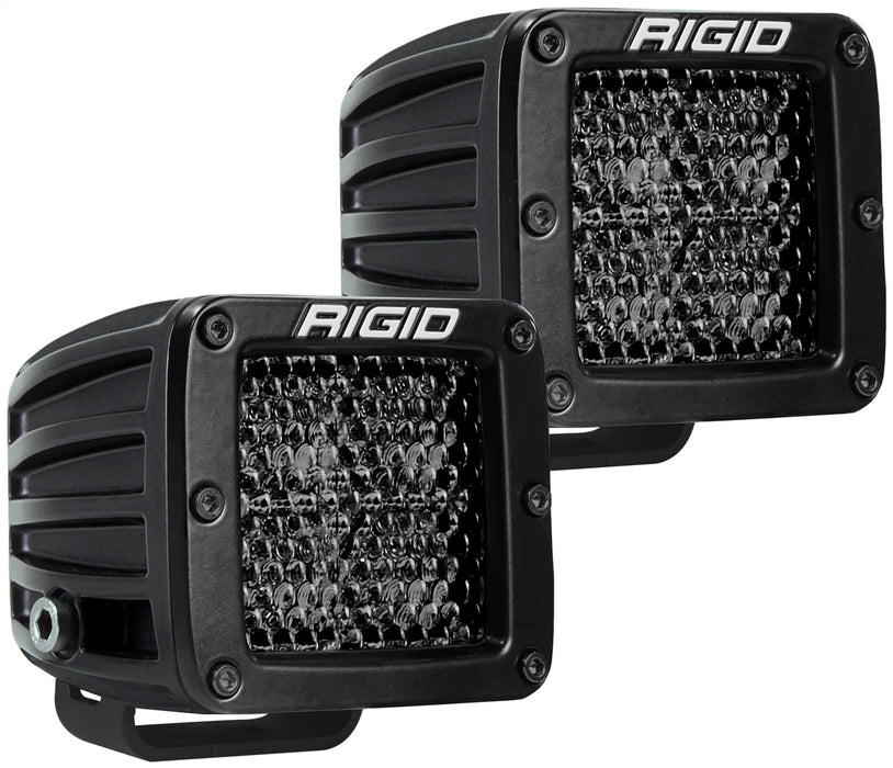 RIGID D-Series PRO Midnight Edition, Spot Diffused, Surface Mount, Pair