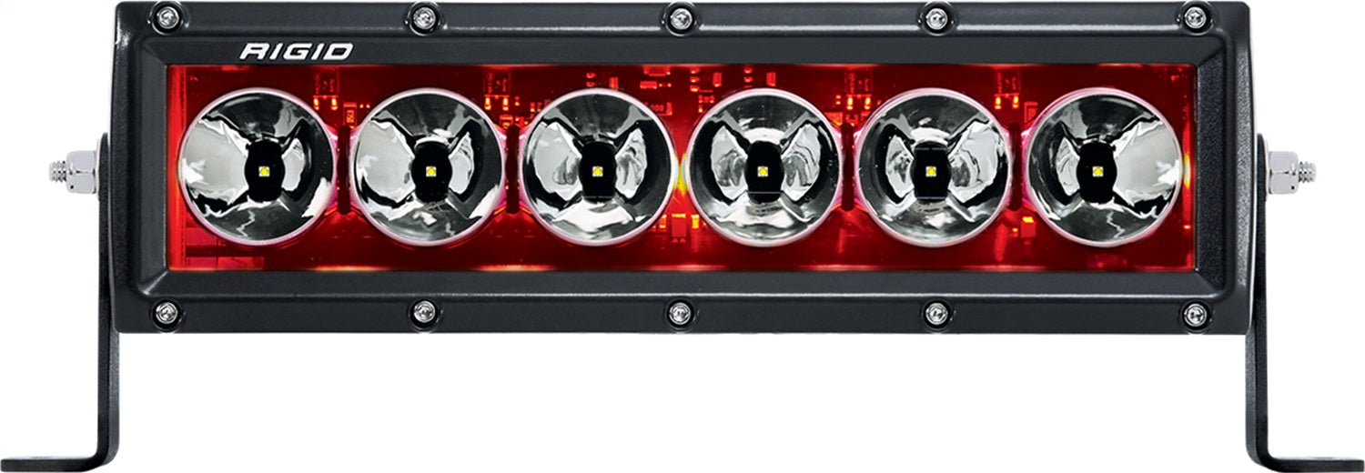RIGID Industries 210023 RIGID Radiance Plus LED Light, 10 Inch With Red Backlight