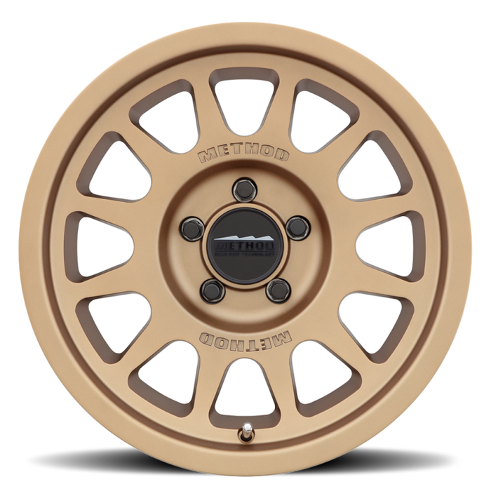 Method MR703 17x8.5 0mm Offset 5x5 71.5mm CB Method Bronze Wheel